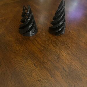 Black Spiral Soothe Fidget Cone